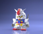 食玩「ミニプラ ガンダムビルドダイバーズ スーパーショックガンダム」より、ガンダム。