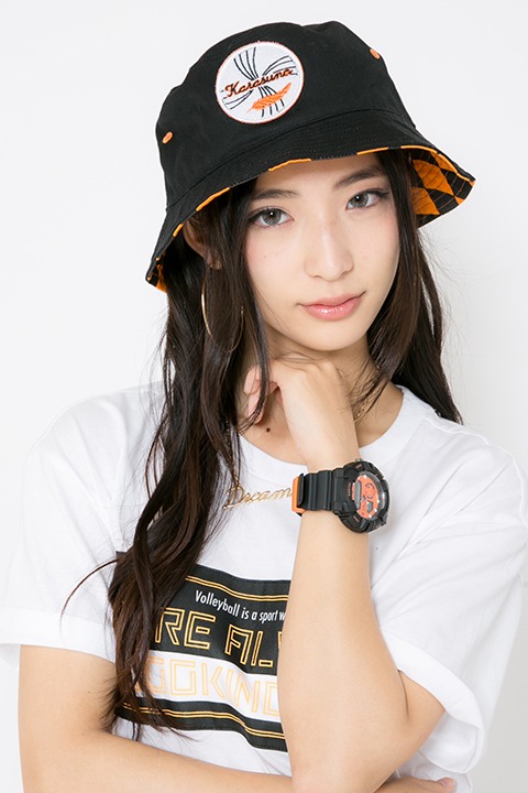 烏野高校モデルグッズの使用例。