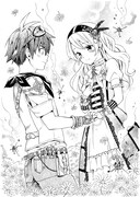 「百万光年のちょっと先」のイラスト。(c)古橋秀之・矢吹健太朗『百万光年のちょっと先』/集英社