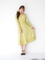 「天道かすみイメージワンピース」着用例。