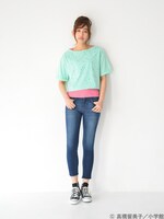 「天道なびきイメージトップスセット」着用例。