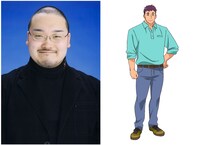 左から間宮康弘、野乃森太郎のキャラクター設定画。