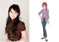 左から桑谷夏子、野乃すみれのキャラクター設定画。