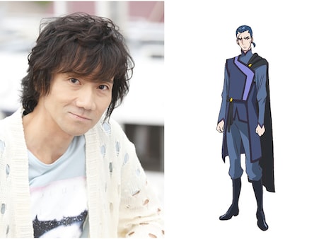 左から三木眞一郎、リストルのキャラクター設定画。