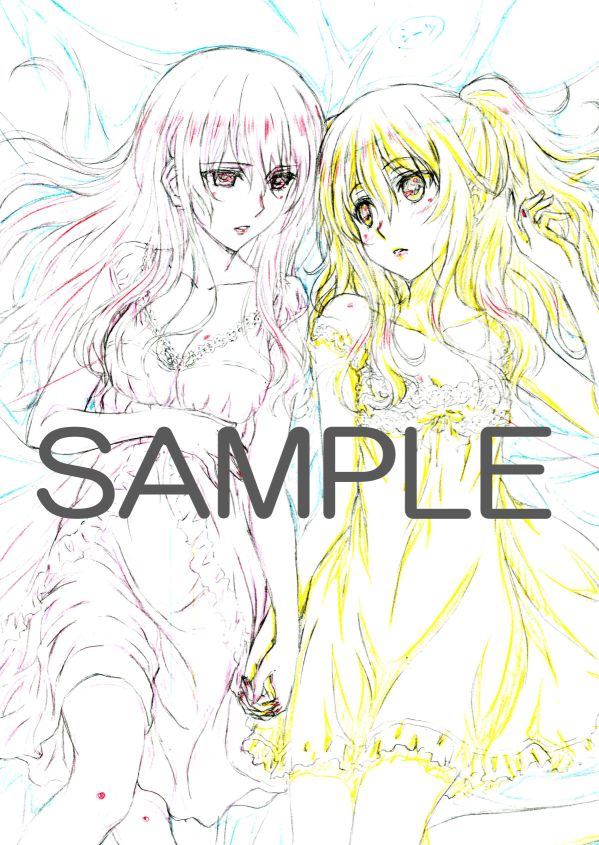 とらのあな特典の描き下ろし 全巻収納BOXサンプル。