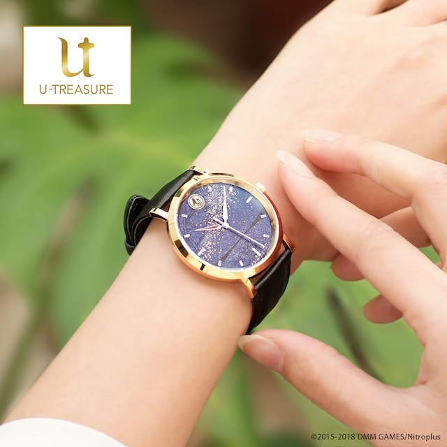 「刀剣乱舞-ONLINE-」をモチーフにした腕時計「蒔絵 -刻-（まきえ とき）」。