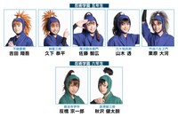 「ミュージカル『忍たま乱太郎』第9弾 再演～忍術学園陥落！夢のまた夢!?～」のキャスト。