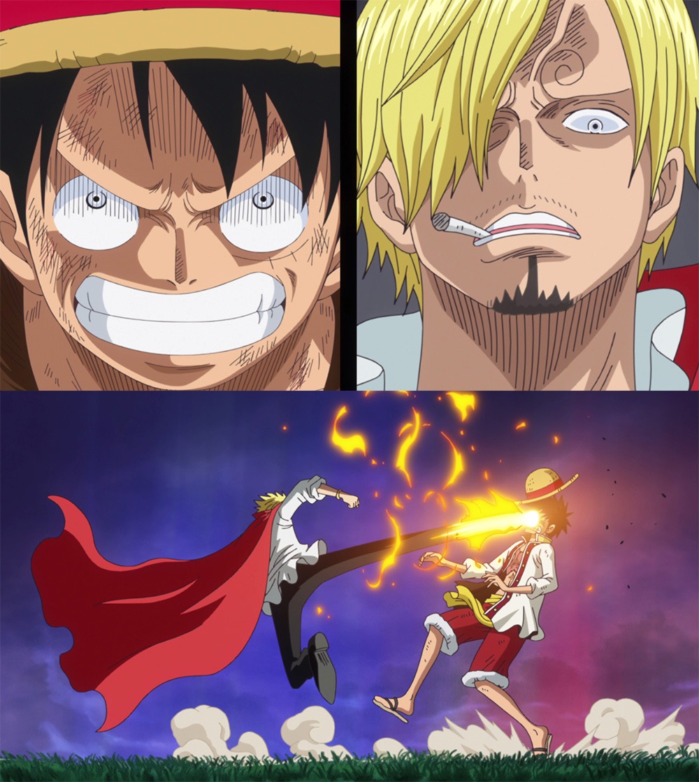 「哀しき決闘 ルフィVSサンジ」より。