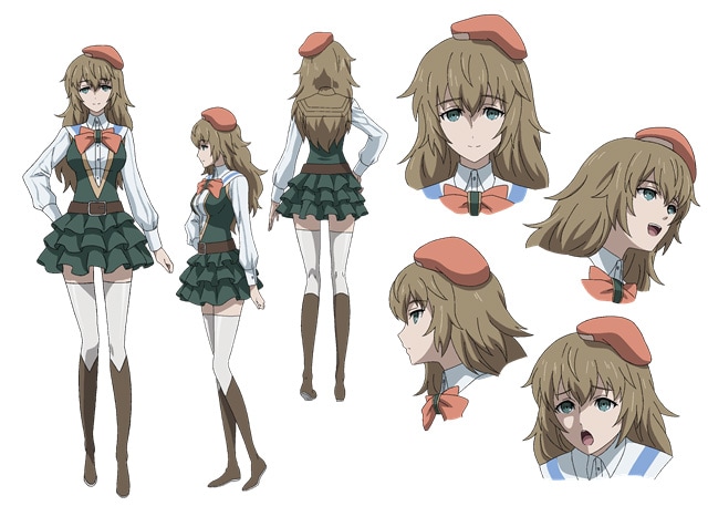 阿万音由季（CV：田村ゆかり） - アニメ「シュタゲ ゼロ」冬服身に