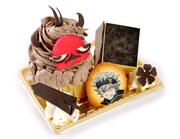 「アスタとネロの魔導書ケーキ（黒糖蒸しケーキとミルクレープ）」