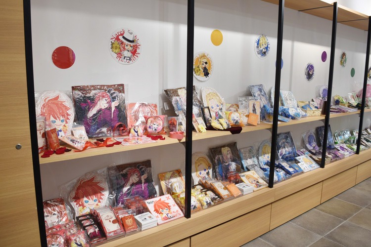 「DAME×PRINCE STORE in HARAJUKU」の物販スペースの様子。