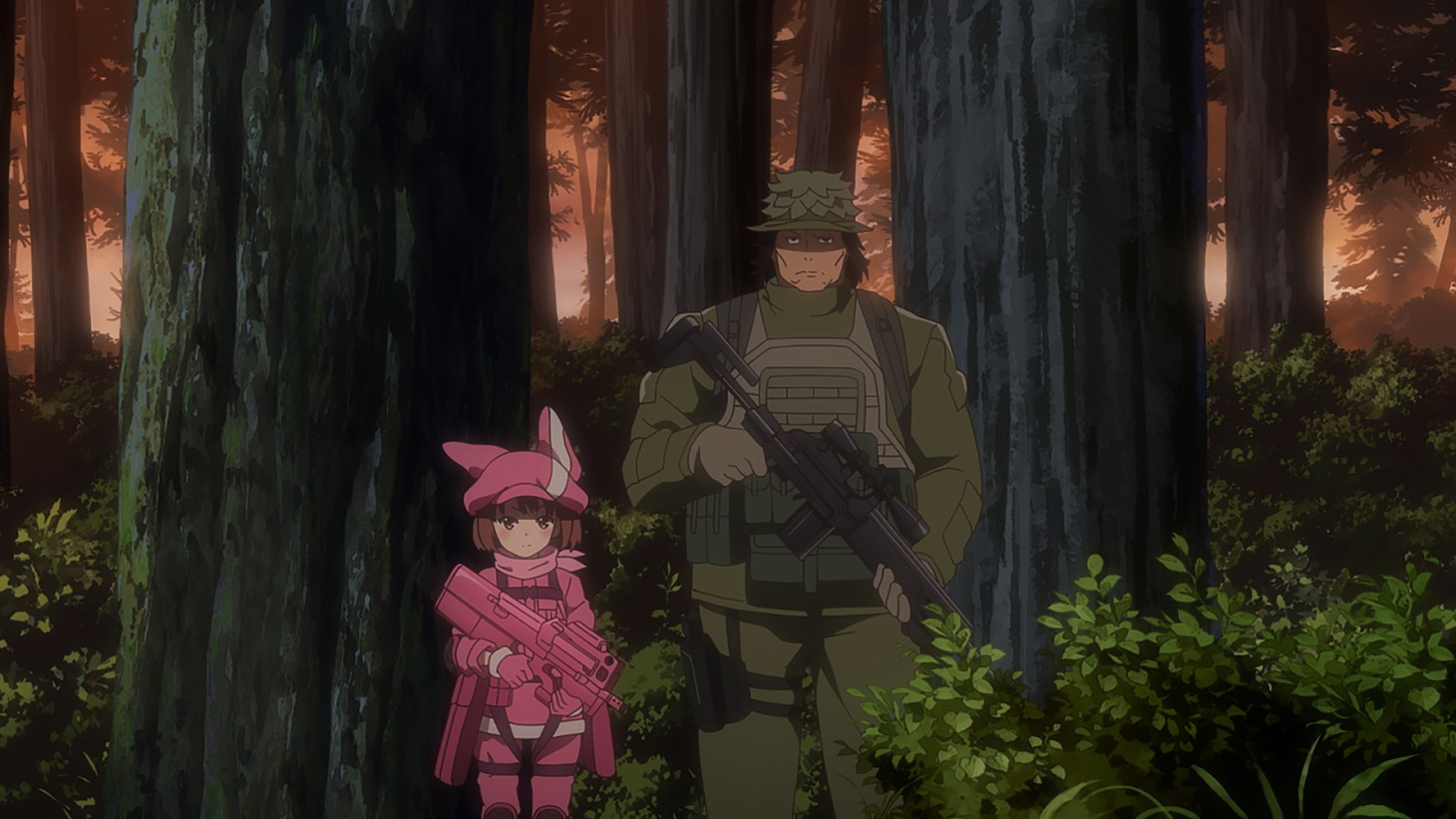 アニメ「ソードアート・オンライン オルタナティブ ガンゲイル・オンライン」第1弾CM動画より。