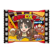 「『進撃の巨人マンチョコ』＜絶望の炎編＞」のパッケージ。
