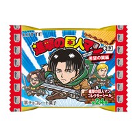 「『進撃の巨人マンチョコ』＜希望の翼編＞」のパッケージ。
