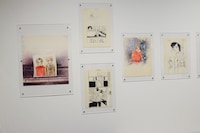 「くらもちふさこ・いくえみ綾二人展『“あたしの好きな人”へ』」の様子。