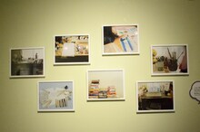 くらもちふさこの仕事場風景の写真。