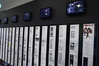 「絵コンテ視聴エリア」の様子。