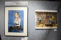 「アニメ第2期放送記念 コトヤマ『だがしかし』原画展」の様子。