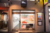 「成田美名子画業40周年記念原画展」の会場外観。