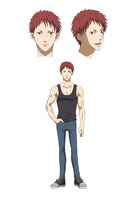 緋狼（CV:島崎信長）のキャラクタービジュアル。