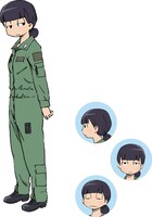 絹番莉々子（CV:新井里美）のキャラクタービジュアル。