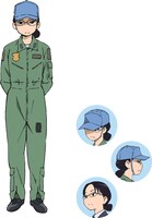 柿保令美（CV:釘宮理恵）のキャラクタービジュアル。