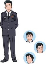 曽々田弘（CV:中田譲治）のキャラクタービジュアル。