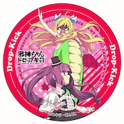 「AnimeJapan 2018」のBSフジブースで販売される「邪神ちゃんドロップキック缶バッジガチャ」。