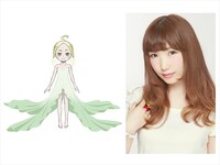 シルフの設定画と内田彩。