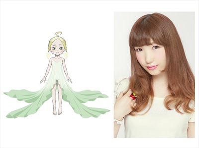 シルフの設定画と内田彩。