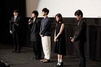 「コードギアス 反逆のルルーシュII 叛道」初日舞台挨拶の様子。