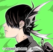 阿良々木暦のイラスト。