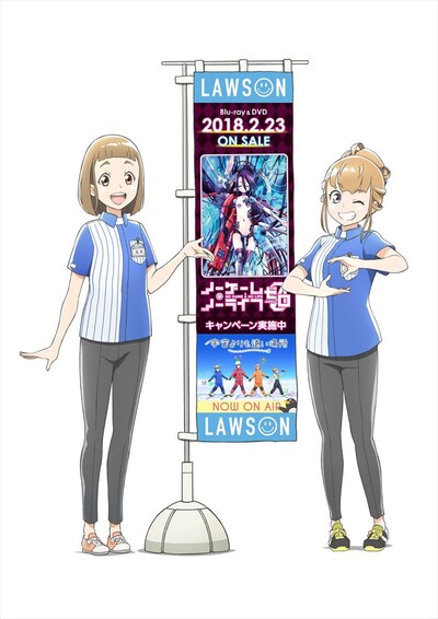 アニメ「宇宙よりも遠い場所」と映画「ノーゲーム・ノーライフ ゼロ」のコラボビジュアル。