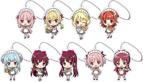 オリジナルグッズのデフォルメアクリルチャーム。