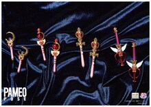 セーラームーン×PAMEO POSEのピアス。