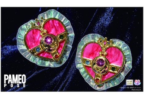 セーラームーン×PAMEO POSEのステートメントジュエリー。