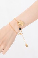 リヴァイモデルのブレスレットの着用例。