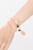 リヴァイモデルのブレスレットの着用例。