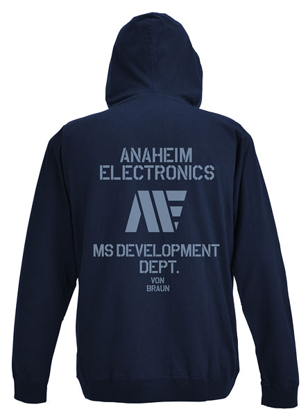 「アナハイム・エレクトロニクス ライトパーカー」背面