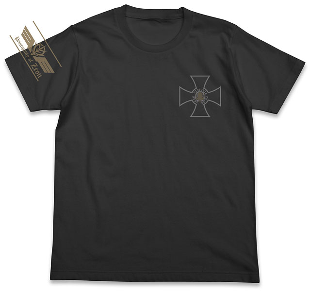「ジオン勲功十字章 Tシャツ」墨色