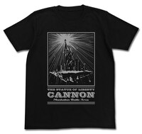 「ネオ・アメリカ 自由の女神砲 Tシャツ」ブラック