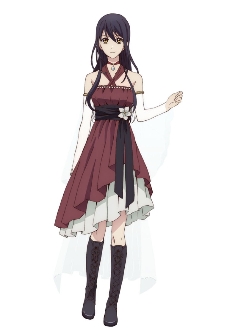 如月天奈の設定画。