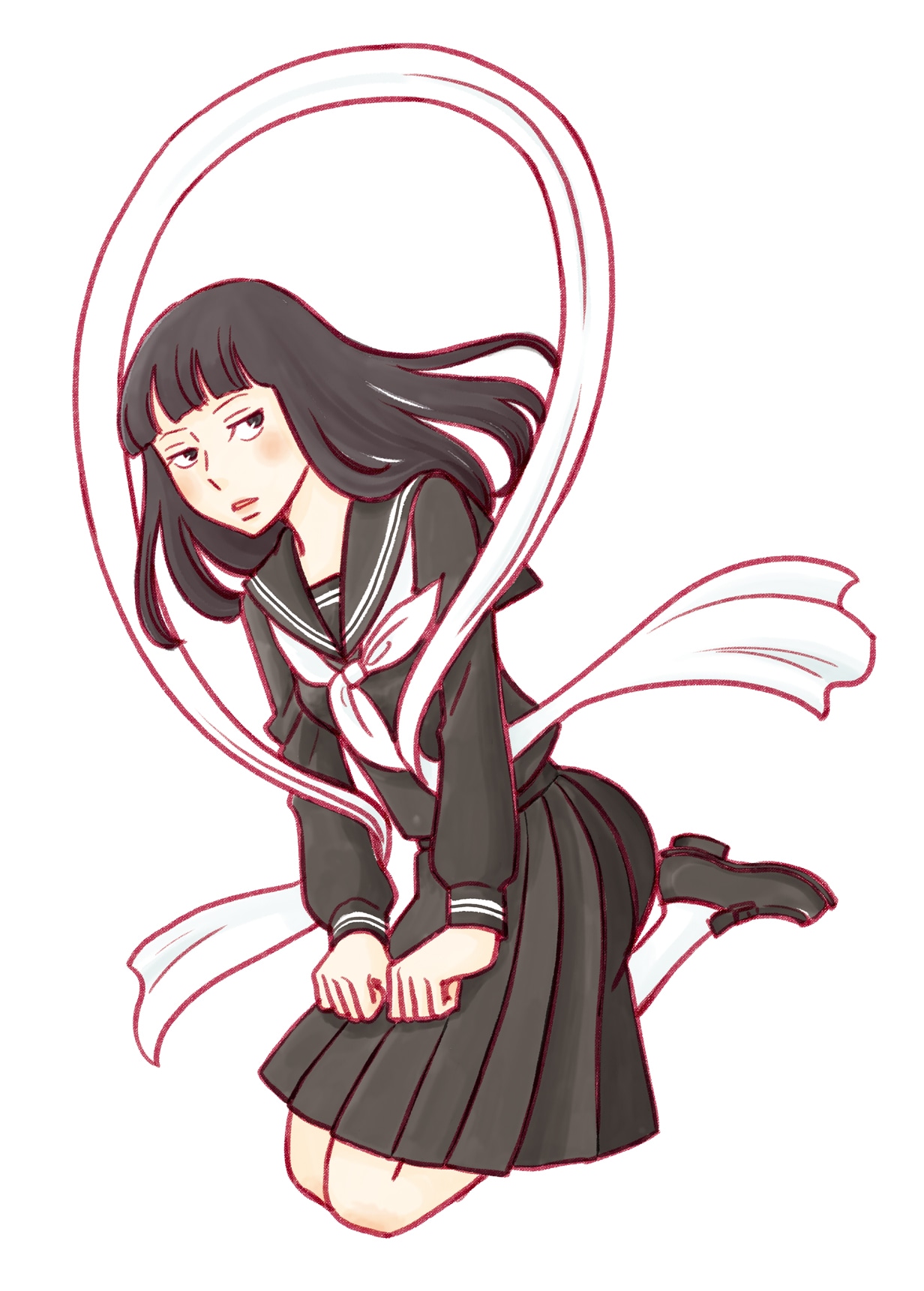 宇仁田ゆみのイラスト。