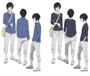 黒羽（CV:梶裕貴）キャラクター設定画。