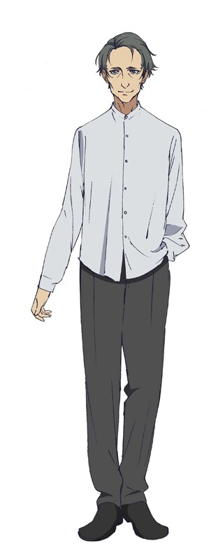 渡来銀河のキャラクター設定画。