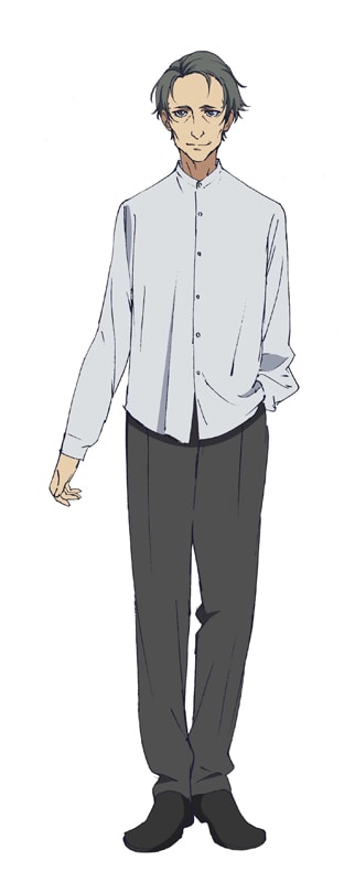 渡来銀河のキャラクター設定画。