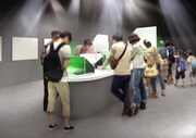 企画展示ゾーンの「ラボエリア」のイメージ。