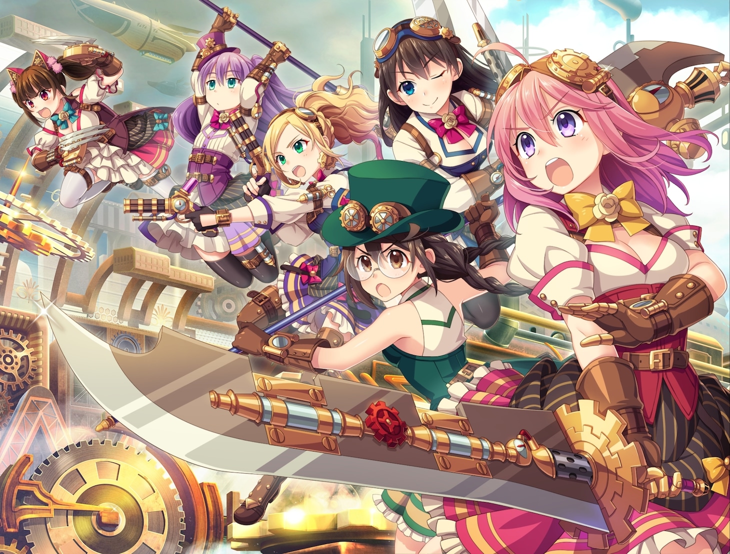 「ぱすてるメモリーズ」のメインビジュアル。(c)FURYU Corporation. All Rights Reserved.