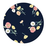 ポピーの布パターン図柄。