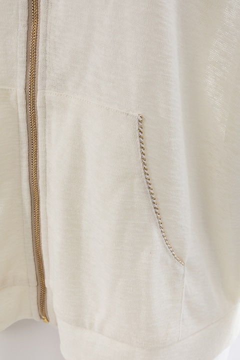 師走駆をイメージしたシースルーパーカー。